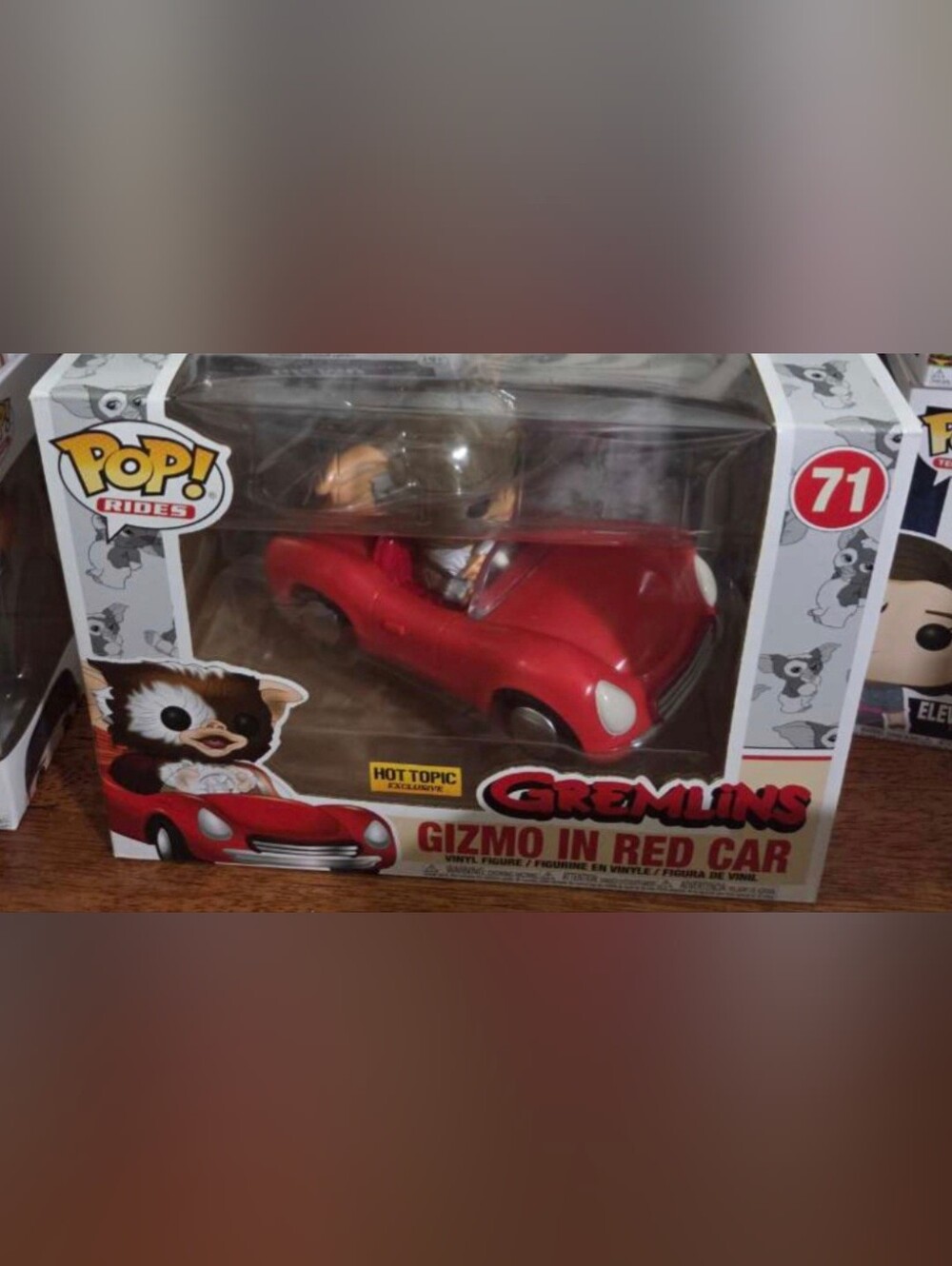 Hot Topic Gizmo in Red Car Funko Pop Variant